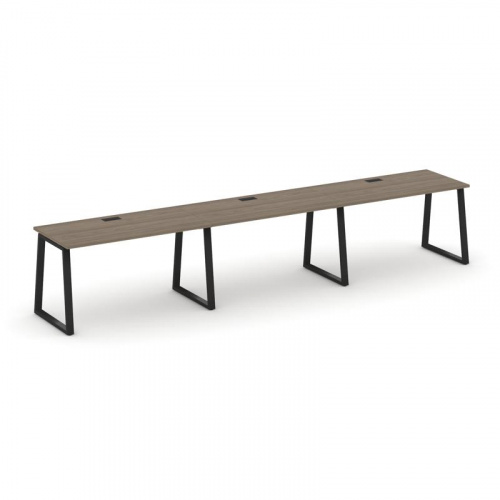 Style Project Рабочая станция 1 сторон. SN-6T1.ORS-051 Акация Лорка/Металл Антрацит/Заглушка Пластик фото 5