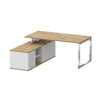 Стол руководителя (С опорной греденцией) Shift SK.SRG-180 (L)