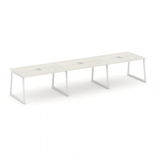 Style Project Стол переговорный SN-4T1.SPRG-021 Акация Лорка/Металл Антрацит/Заглушка Металл Антраци фото 13