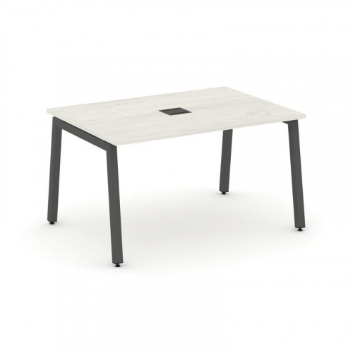 Style Project Стол переговорный SN-5A.SPRG-002 Акация Лорка/Металл Белый 1180*980*750 фото 26