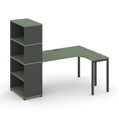 Стол эргономичный с опорным стеллажом Concept CN.SA-208(R) Стол эргономичный с опорным стеллажом Concept CN.SA-208(R)