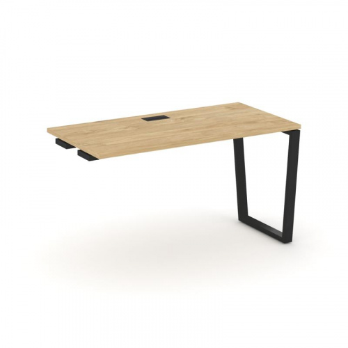 Style Project Стол-приставка к опор. элем. SN-6T2.OPRS-014 Акация Лорка/Металл Антрацит/Заглушка Пла