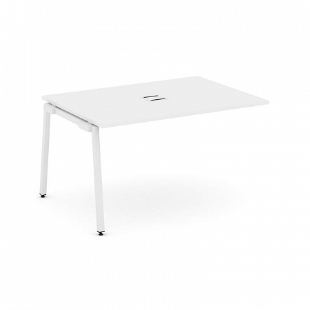 Style Project Проходной наб. элем. перег. стола SN-4A.NSPRG-002 Белый/Металл Белый 1180*980*750