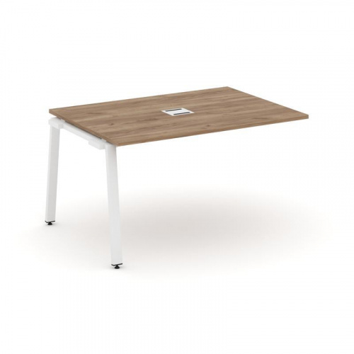 Style Project Проходной наб. элем. перег. стола SN-6A.NSPRG-001 Дуб Табак/Металл Белый 980*980*750 фото 28