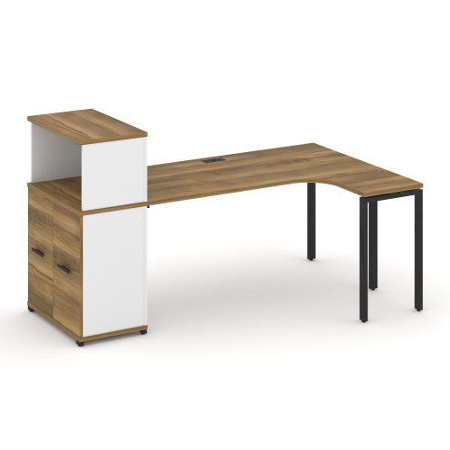Стол эргономичный с опорным распашным шкафом Concept CN.SA-214(R) Стол эргономичный с опорным распашным шкафом Concept CN.SA-214(R)