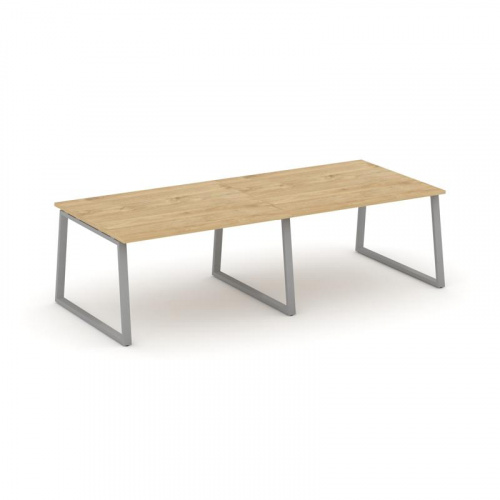 Style Project Стол переговорный SN-6T1.SPRG-044.3 Акация Лорка/Металл Антрацит 3160*1180*750