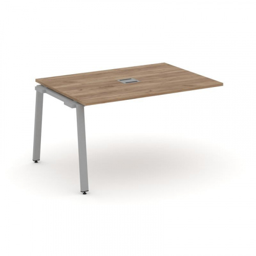 Style Project Проходной наб. элем. перег. стола SN-6A.NSPRG-001 Дуб Табак/Металл Белый 980*980*750 фото 13