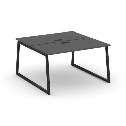 Style Project Рабочая станция 2-х сторон. SN-4T1.DRS-002 Акация Лорка/Металл Антрацит/Заглушка Пласт фото 7