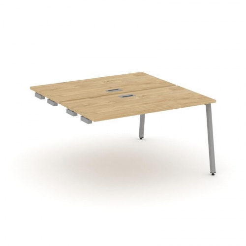 Style Project Стол-приставка к опор. элем. SN-4A.DPRS-004 Дуб Табак/Металл Белый 1580*1232*750 фото 2