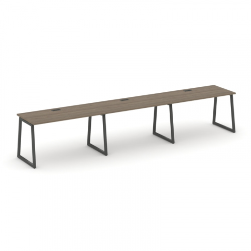 Style Project Рабочая станция 1 сторон. SN-4T1.ORS-042 Акация Лорка/Металл Антрацит/Заглушка Пластик фото 12