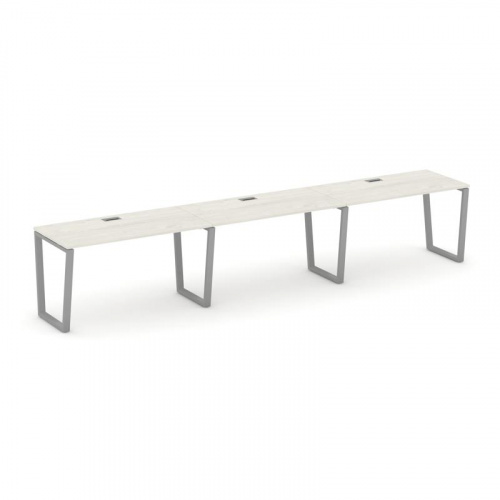 Style Project Рабочая станция 1 сторон. SN-6T2.ORS-041 Акация Лорка/Металл Антрацит/Заглушка Пластик фото 12