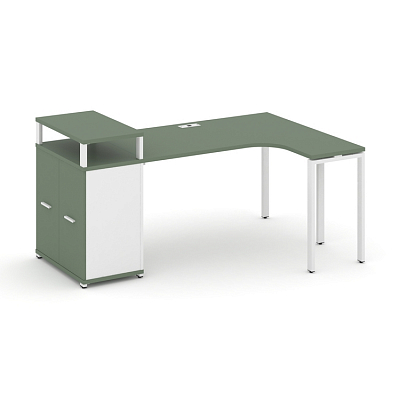 Стол эргономичный с опорным распашным шкафом Concept CN.SA-212(R)