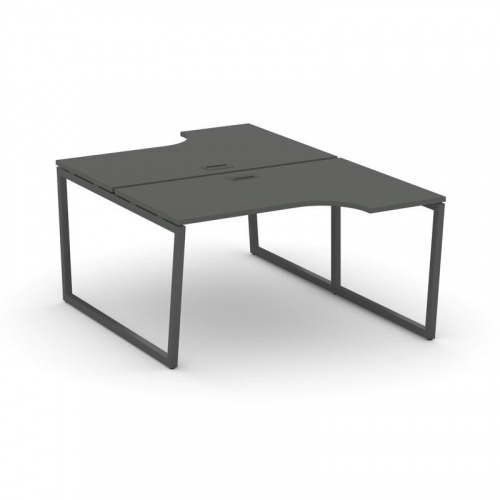 Style Project Рабочая станция эргоном. SN-4T2.DRPA-022 Акация Лорка/Металл Антрацит/Заглушка Пластик фото 27