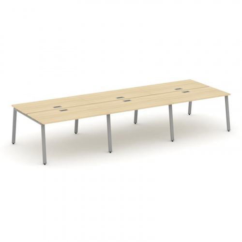 Style Project Рабочая станция 2-х сторон. SN-6A.DRS-084 Тиквуд Светлый/Металл Антрацит 4740*1632*750 фото 12