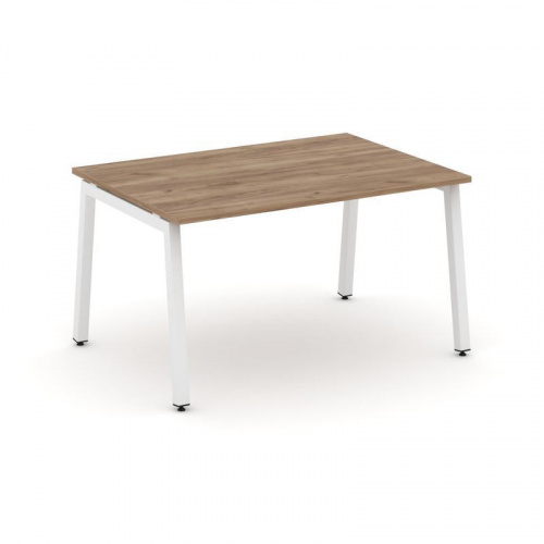 Style Project Стол переговорный SN-5A.SPRG-004.3 Тиквуд Светлый/Металл Белый 1580*980*750 фото 21