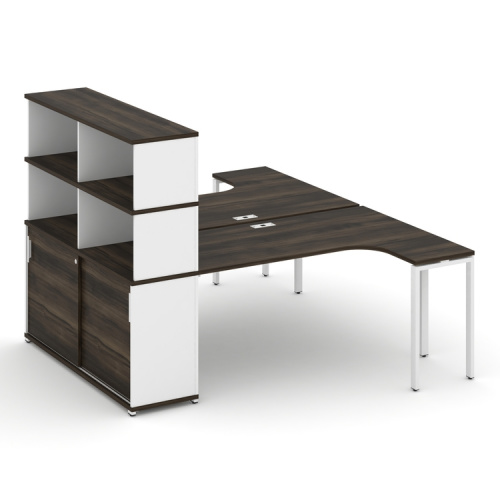 Бенч-система с опорным шкафом-купе с надставкой Concept CN.DSA-222 фото 10