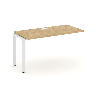 Style Project Проходной наб. элем. SN-6P.ONRS-023 Тиквуд Светлый/Металл Белый 1380*800*750