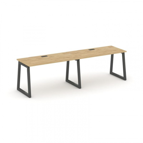 Style Project Рабочая станция 1 сторон. SN-5T1.ORS-011 Акация Лорка/Металл Антрацит/Заглушка Пластик фото 22