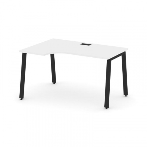 Style Project Стол рабочий эргоном. SN-6A.SPA-022(L) Антрацит/Металл Белый 1580*800/980*750 фото 8 Style Project Стол рабочий эргоном. SN-6A.SPA-022(L) Антрацит/Металл Белый 1580*800/980*750 фото 8