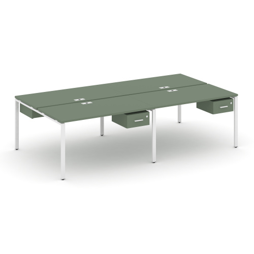 Бенч-система на 4 места с подвесными тумбами Concept CN.DRS-129 Бенч-система на 4 места с подвесными тумбами Concept CN.DRS-129