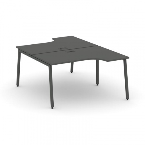 Style Project Рабочая станция эргоном. SN-4A.DRPA-012 Дуб Табак/Металл Антрацит 1580*1432/1992*750 фото 16