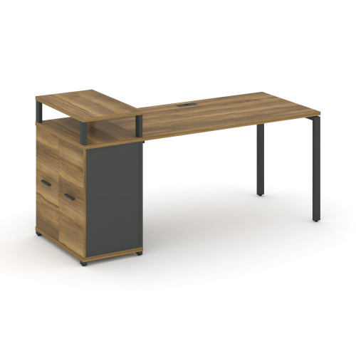 Стол офисный с опорным распашным шкафом Concept CN.SP-223 Стол офисный с опорным распашным шкафом Concept CN.SP-223