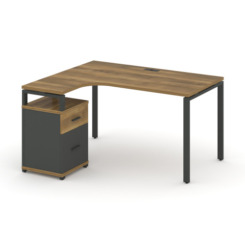 Стол эргономичный с опорной тумбой Concept CN.SA-308(L) Стол эргономичный с опорной тумбой Concept CN.SA-308(L)