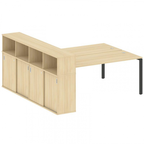 Бенч-система с шкафом-купе на П-обр. м/к Metal System БП.РС-СШК-4.5 фото 2 Бенч-система с шкафом-купе на П-обр. м/к Metal System БП.РС-СШК-4.5 фото 2