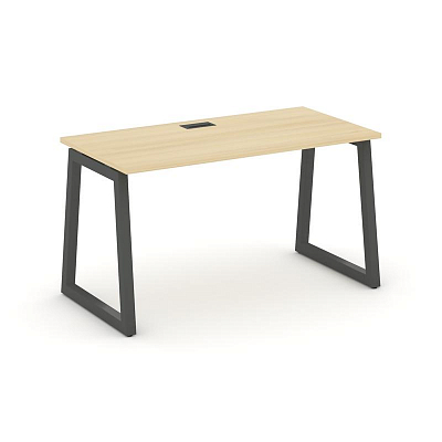 Style Project Стол письменный SN-5T1.SP-011 Акация Лорка/Металл Антрацит/Заглушка Пластик Черный 980