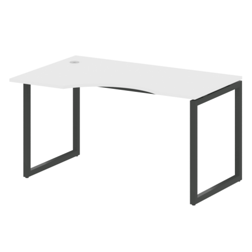 Стол криволинейный левый на О-обр. м/к Metal System Quattro 40БО.СА-2 (L) фото 7 Стол криволинейный левый на О-обр. м/к Metal System Quattro 40БО.СА-2 (L) фото 7