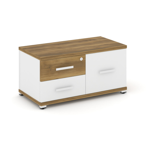 Тумба приставная с 2 ящиками Concept CN.TSP-004 W
