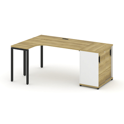 Стол эргономичный с опорным шкафом-купе Concept CN.SA-217(L)
