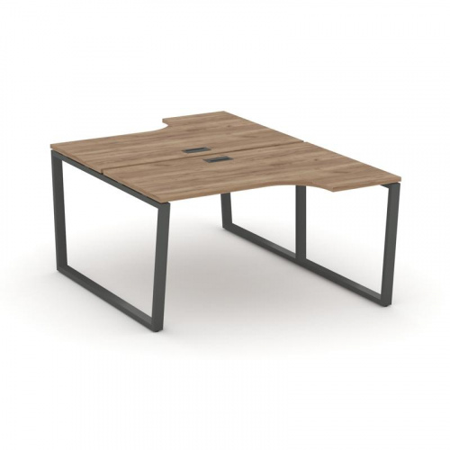 Style Project Рабочая станция эргоном. SN-6T2.DRPA-021 Акация Лорка/Металл Антрацит/Заглушка Пластик фото 23