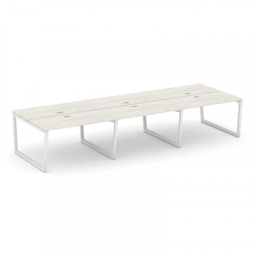 Style Project Рабочая станция 2-х сторон. SN-5T2.DRS-064 Акация Лорка/Металл Антрацит/Заглушка Пласт фото 13