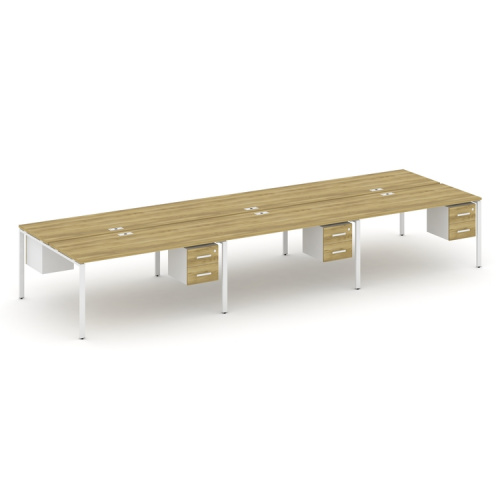 Бенч-система на 6 мест с подвесными тумбами Concept CN.DRS-156 фото 11 Бенч-система на 6 мест с подвесными тумбами Concept CN.DRS-156 фото 11