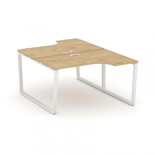 Style Project Рабочая станция эргоном. SN-6T2.DRPA-021 Акация Лорка/Металл Антрацит/Заглушка Пластик фото 3