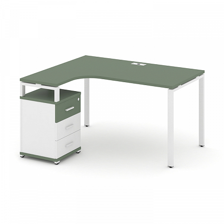 Стол эргономичный с опорной тумбой Concept CN.SA-305(L)