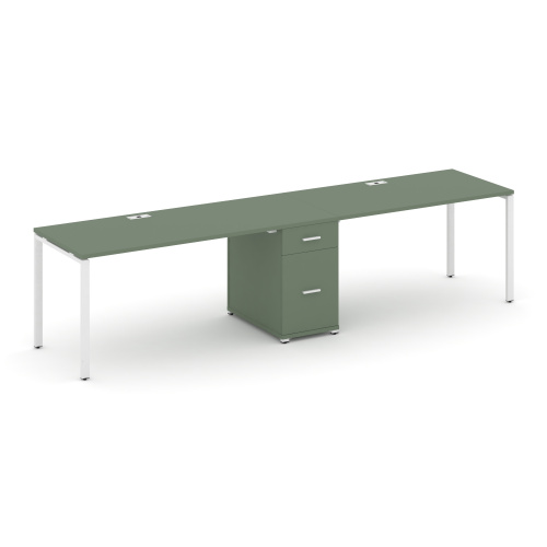 Бенч-система на 2 места с 1 опорной тумбой Concept CN.ORS-405