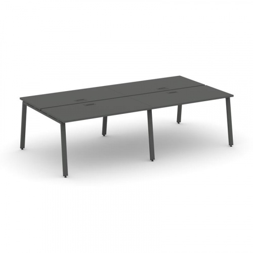 Style Project Рабочая станция 2-х сторон. SN-6A.DRS-034 Вяз Благородный/Металл Антрацит 3160*1232*75 фото 21