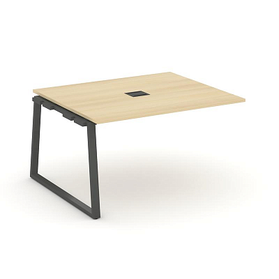 Style Project Проходной наб. элем. перег. стола SN-6T1.NSPRG-034 Акация Лорка/Металл Антрацит/Заглуш