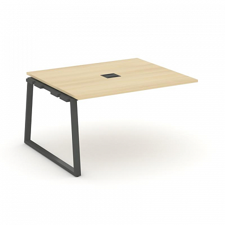 Style Project Проходной наб. элем. перег. стола SN-6T1.NSPRG-032 Акация Лорка/Металл Антрацит/Заглуш