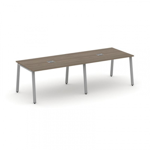 Style Project Стол переговорный SN-6A.SPRG-011 Дуб Табак/Металл Белый 1960*980*750 фото 10