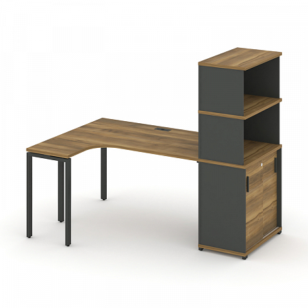 Стол эргономичный с опорным шкафом-купе Concept CN.SA-221(L)