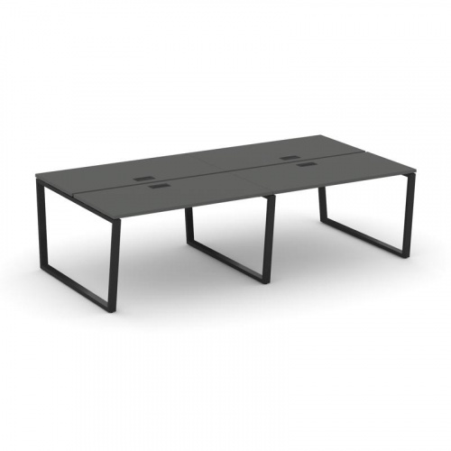 Style Project Рабочая станция 2-х сторон. SN-6T2.DRS-032 Акация Лорка/Металл Антрацит/Заглушка Пласт фото 9