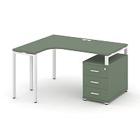 Стол эргономичный с опорной тумбой Concept CN.SA-301(L)