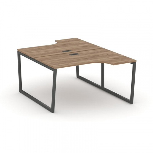 Style Project Рабочая станция эргоном. SN-4T2.DRPA-022 Акация Лорка/Металл Антрацит/Заглушка Пластик фото 23