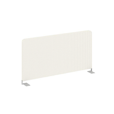 Настольный Экран боковой UNE.TEKRB-304.25 Белый/Металл Серый 800*28*297