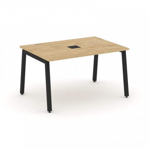 Style Project Стол переговорный SN-5A.SPRG-002 Акация Лорка/Металл Белый 1180*980*750