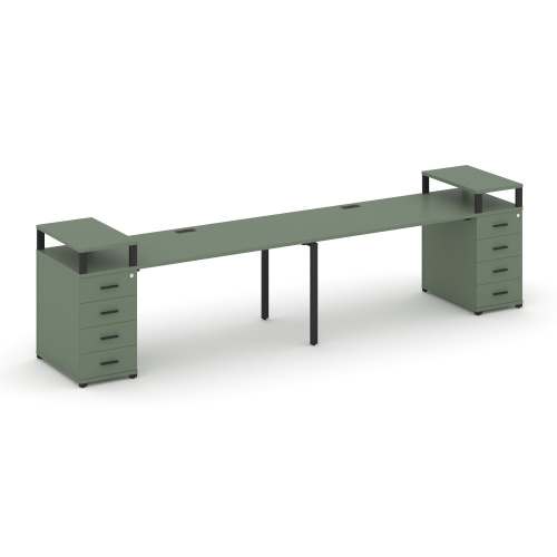 Бенч-система на 2 места с 2 опорными тумбами Concept CN.ORS-428 Бенч-система на 2 места с 2 опорными тумбами Concept CN.ORS-428