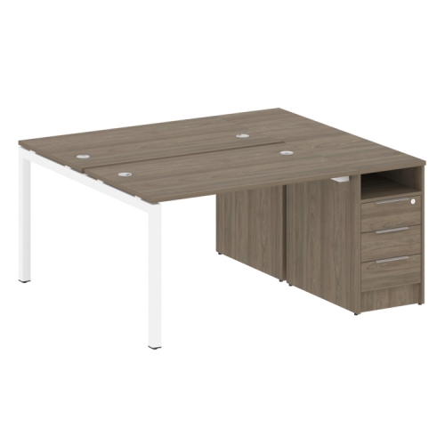 Бенч-система с тумбой на П-обр. м/к Metal System Quattro 50БП.РС-СТП-2.2 фото 2 Бенч-система с тумбой на П-обр. м/к Metal System Quattro 50БП.РС-СТП-2.2 фото 2